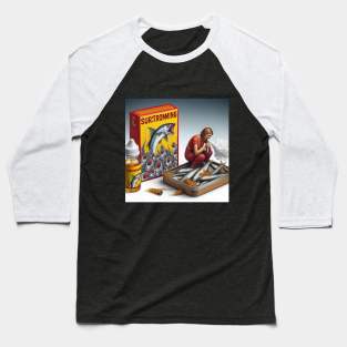 vape with sardines flavor Baseball T-Shirt